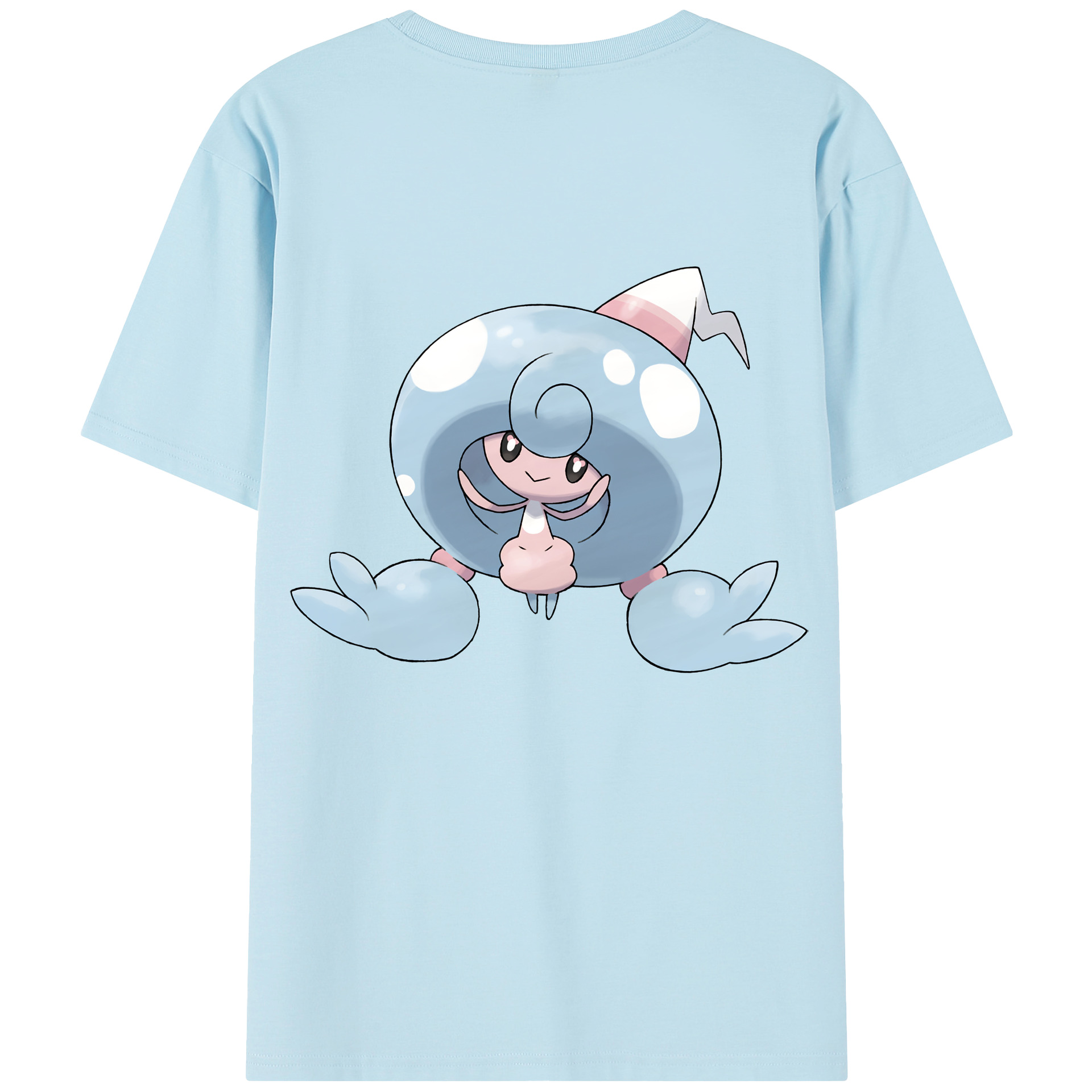 （画像用） ポケットモンスター Pokémon 綿100％半袖Tシャツ（背面プリント）